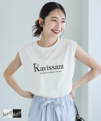 Tシャツ レディース カットソー ロゴTシャツ 英字 パール ノースリーブ プルオーバー 薄手 伸縮性 メール便可 24ss coca コカ